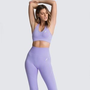 Doyoueven Lavender Hyperflex Seamless Crop